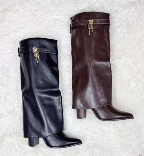 Botas con doble capa